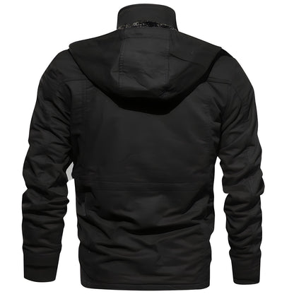 Herren Militärjacke Mit Mehreren Taschen