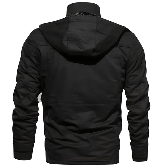 Herren Militärjacke Mit Mehreren Taschen