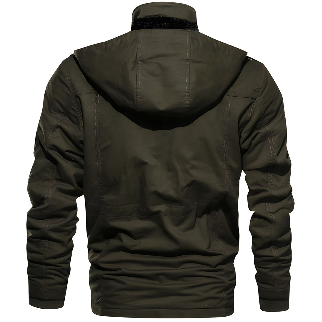 Herren Militärjacke Mit Mehreren Taschen