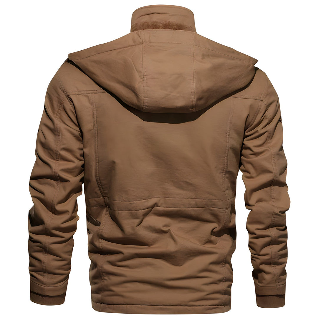 Herren Militärjacke Mit Mehreren Taschen