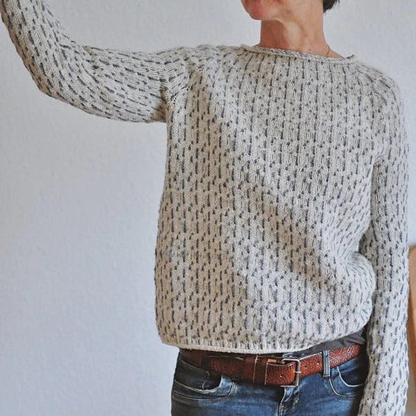 Damen Strickpullover Mit Engem Schnitt