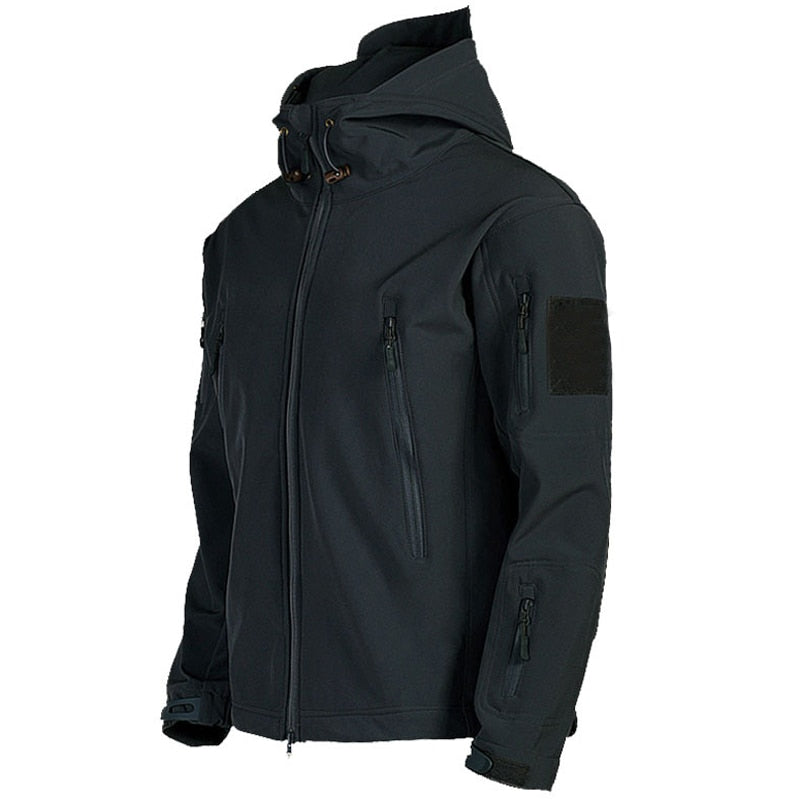 Herren Outdoor Jacke Mit Taschen Und Kapuze