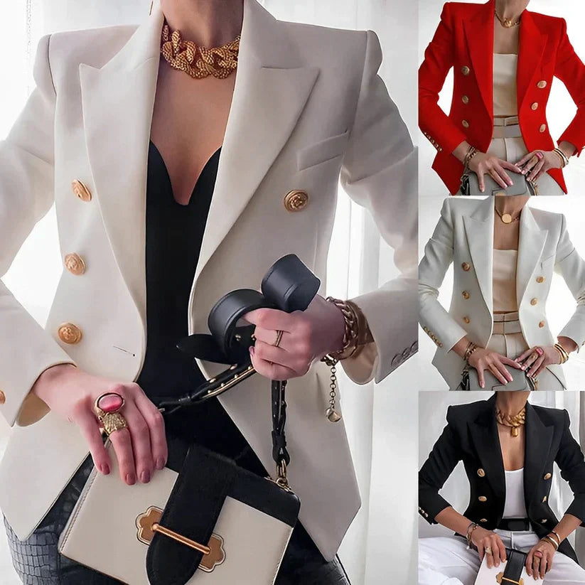 Damen Klassischer Blazer Mit Zeitlosem Design