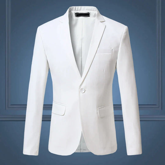 Herren Blazerjacke Mit Klassischem Schnitt