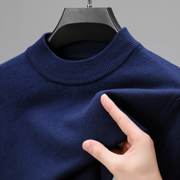 Herren Pullover Mit Elegantem Saum Und Klassischem Schnitt