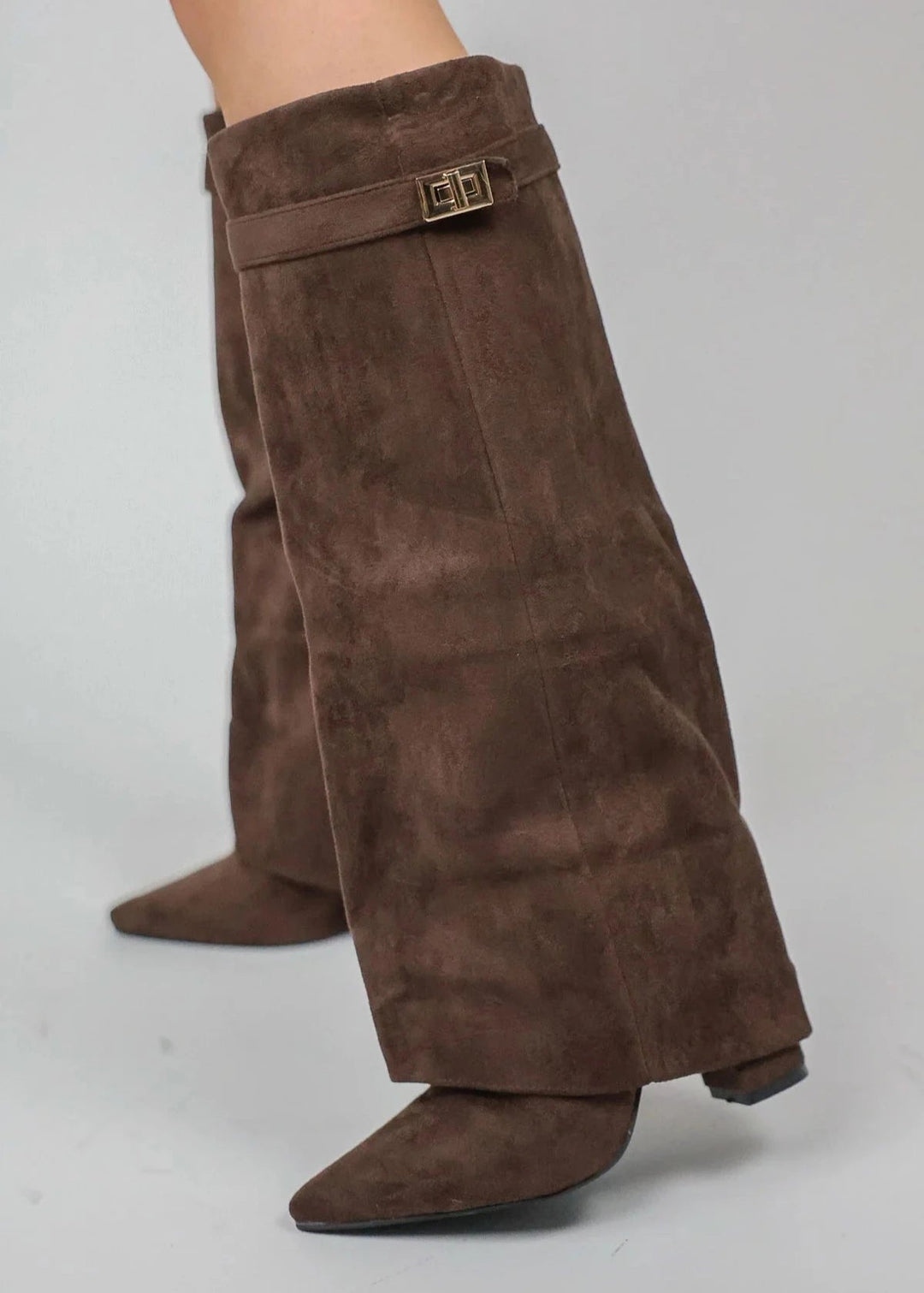 Damen Ankle Boots Mit Blockabsatz Und Reißverschluss