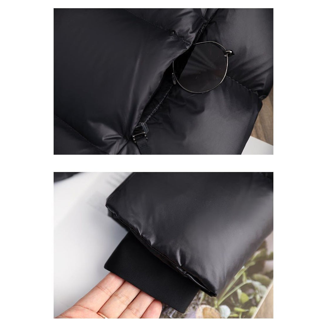 Damen Daunen Winterjacke Mit Klassischem Design