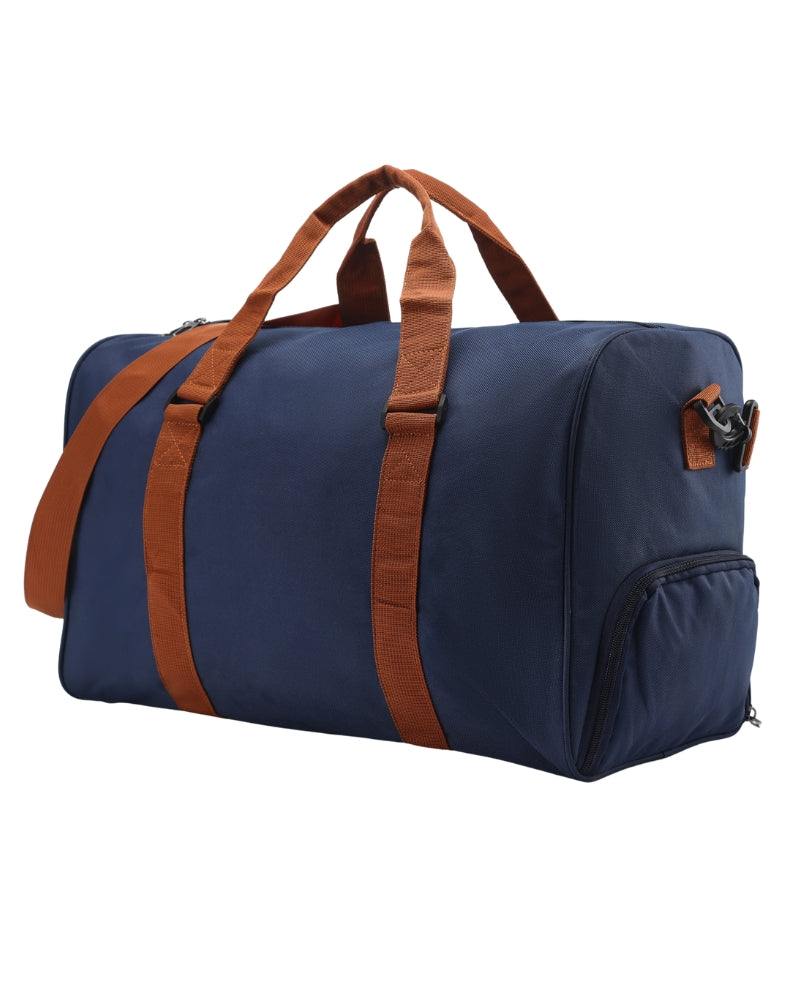 Robuste Reisetasche mit Kontrastträgern für Herren