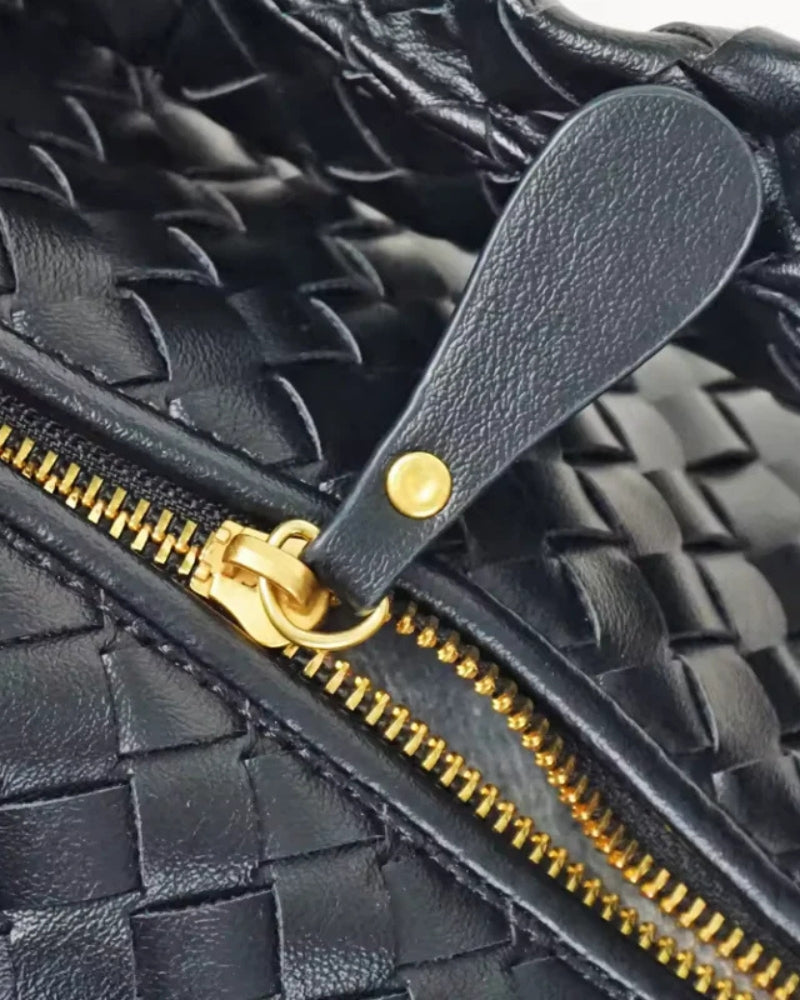 Geflochtene Hobo-Bag mit Vintage-Charme für Damen