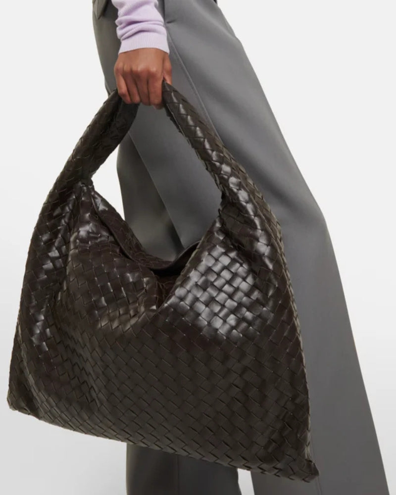 Geflochtene Hobo-Bag mit Vintage-Charme für Damen