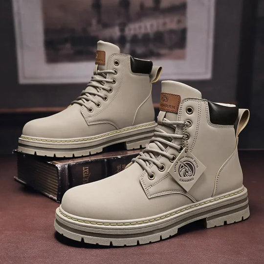 Herren Schnürstiefel Mit Klassischem Design Und Rutschfester Sohle