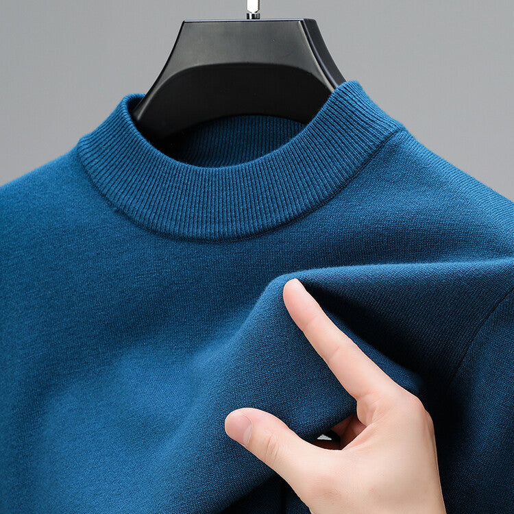 Herren Pullover Mit Elegantem Saum Und Klassischem Schnitt