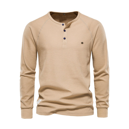 Herren Sommer Langarmhemd
