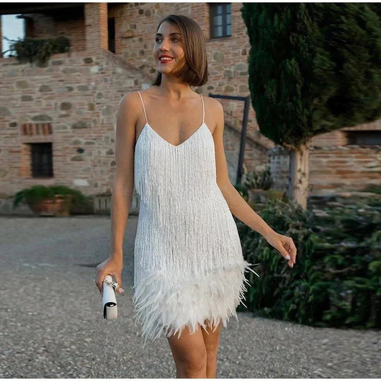 Damen Cocktailkleid Mit Pailletten Und Floralem Detail
