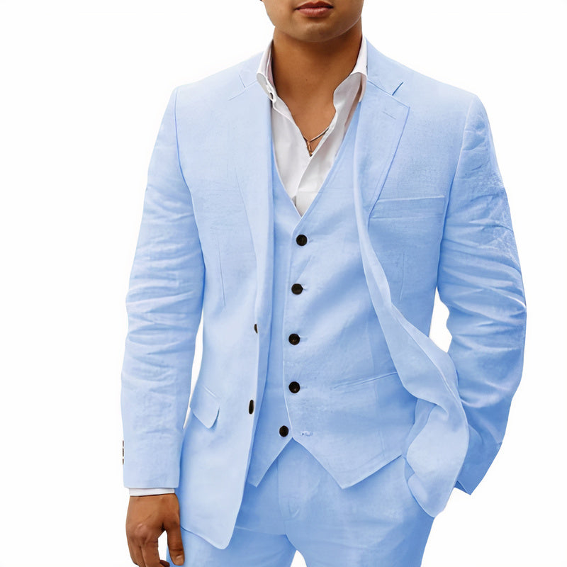 Herren 3-Teiliges Premium Anzugset Für Besondere Anlässe