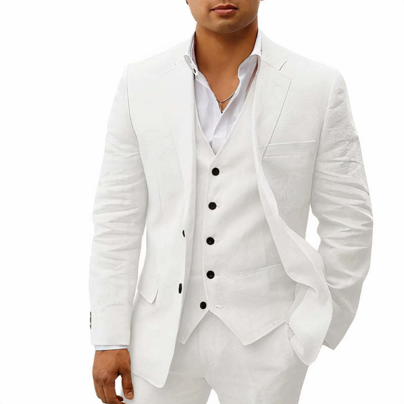 Herren 3-Teiliges Premium Anzugset Für Besondere Anlässe