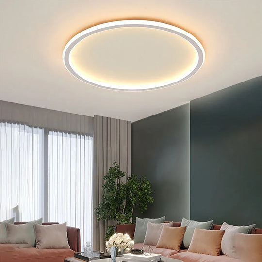 Skandinavische LED-Deckenlampe – Dimmbar & modern für Wohn-, Ess- & Eingangsbereich