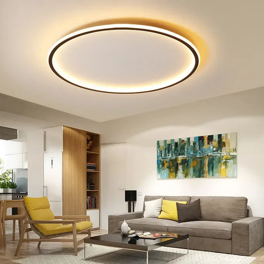 Skandinavische LED-Deckenlampe – Dimmbar & modern für Wohn-, Ess- & Eingangsbereich