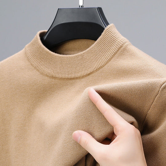 Herren Pullover Mit Elegantem Saum Und Klassischem Schnitt