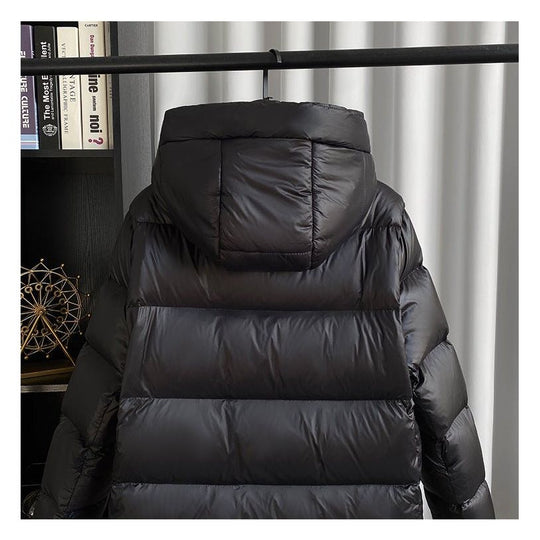 Damen Daunen Winterjacke Mit Klassischem Design
