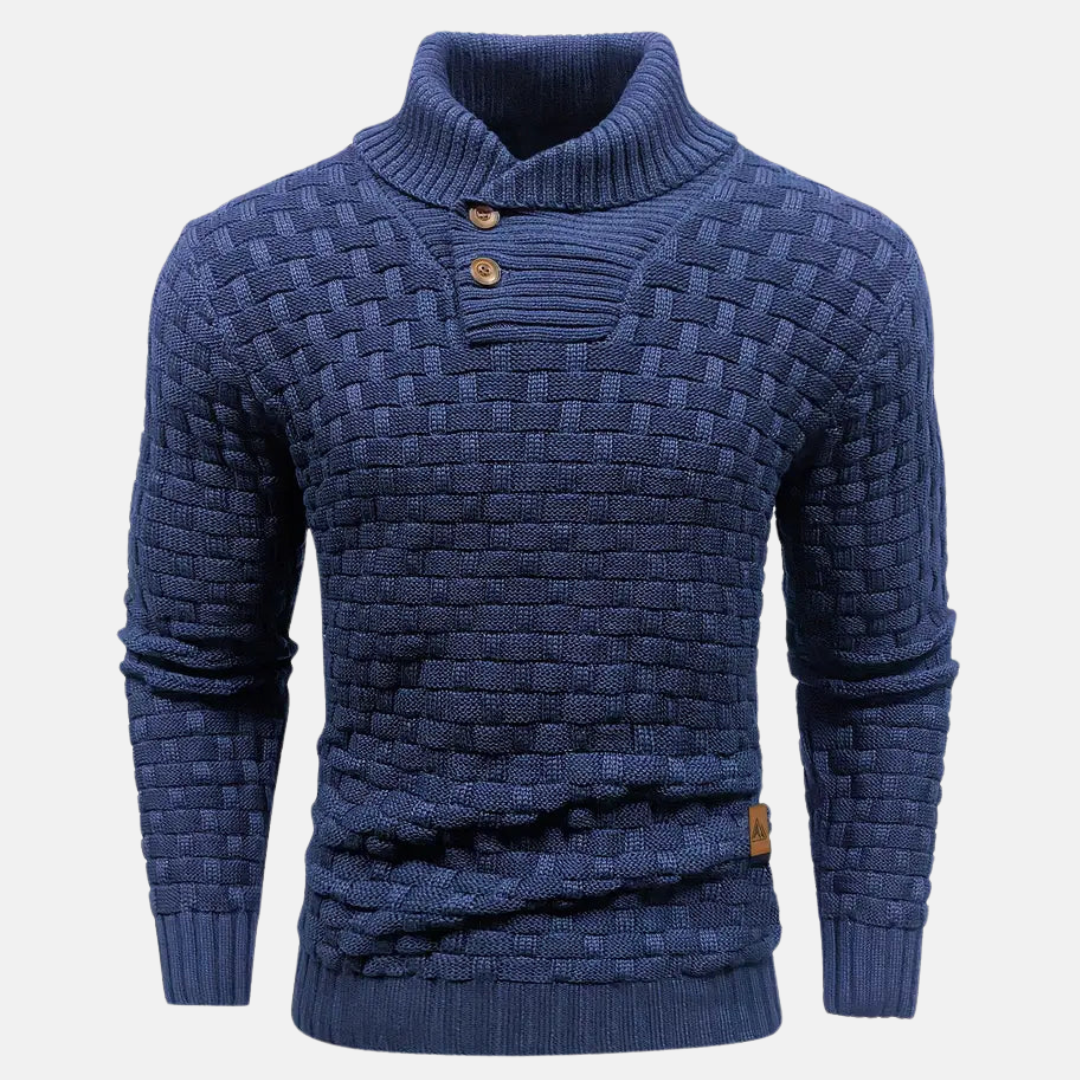Herren Klassischer Strickpullover Mit Modernem Design