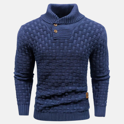 Herren Klassischer Strickpullover Mit Modernem Design