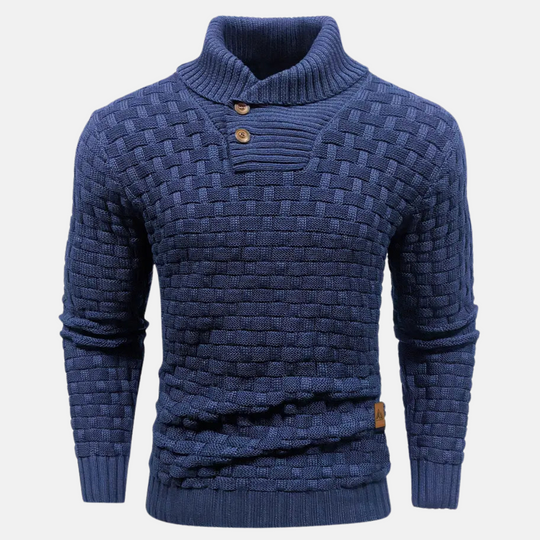 Herren Klassischer Strickpullover Mit Modernem Design