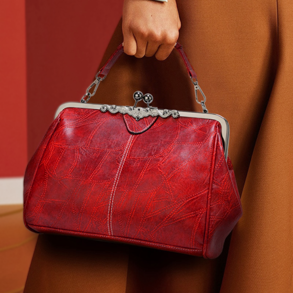 Moderne Retro-Handtasche für Damen