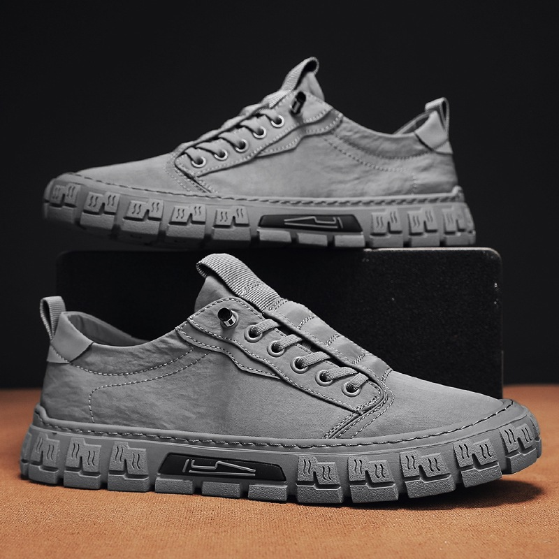 Herren Canvas Sneaker Mit Profilsohle