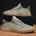 Herren Canvas Sneaker mit Profilsohle in seitlicher Ansicht