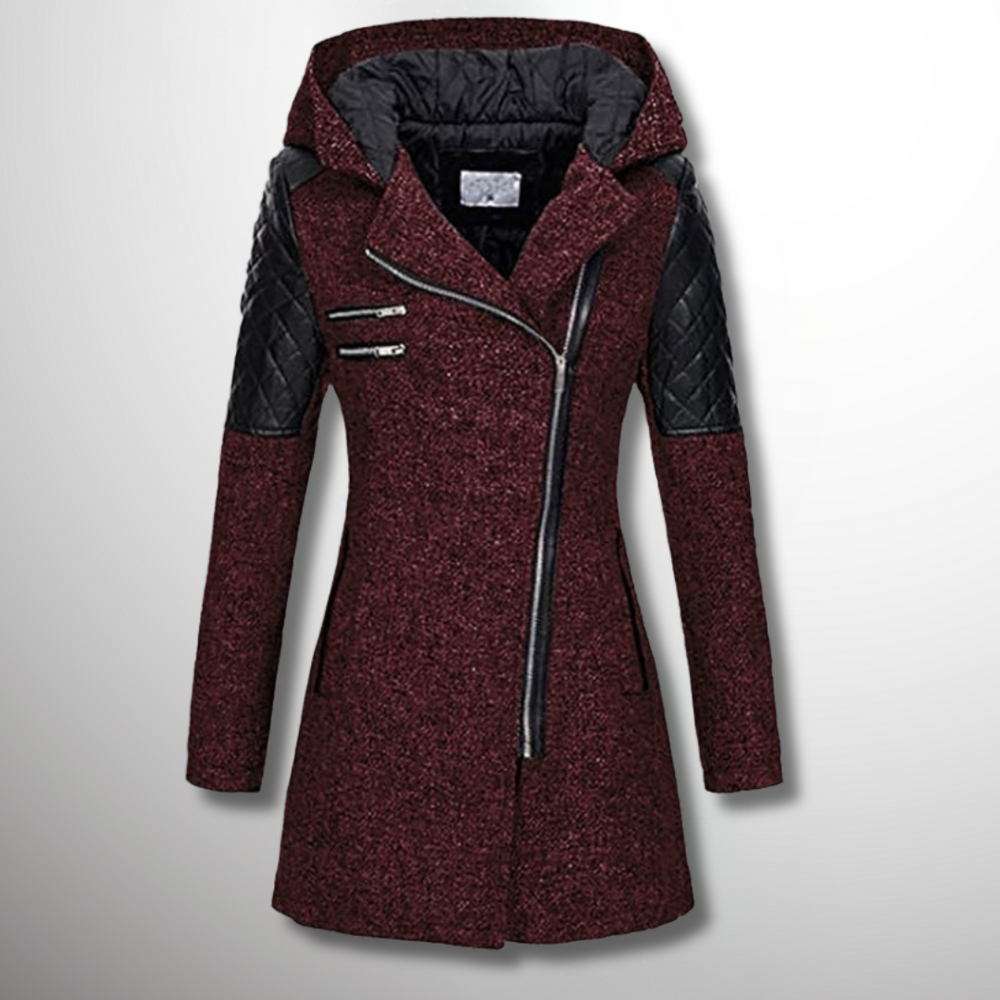 Damen Winterjacke Mit Kapuze Und Modernem Schnitt