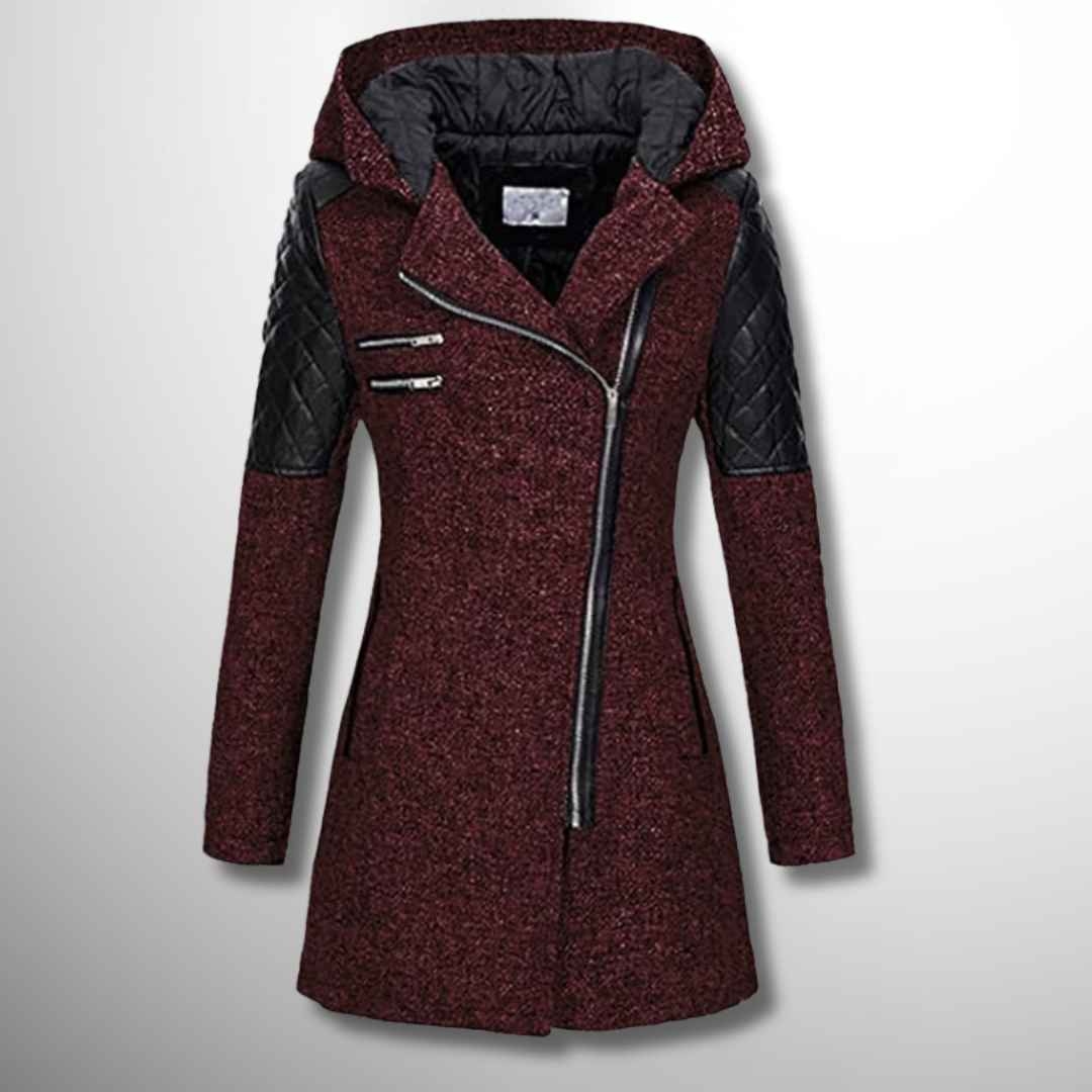 Damen Winterjacke Mit Kapuze Und Modernem Schnitt