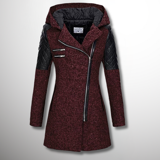 Damen Winterjacke Mit Kapuze Und Modernem Schnitt