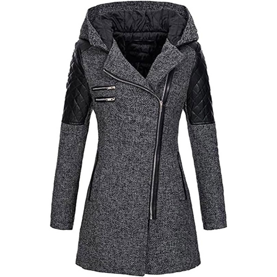 Damen Winterjacke Mit Kapuze Und Modernem Schnitt