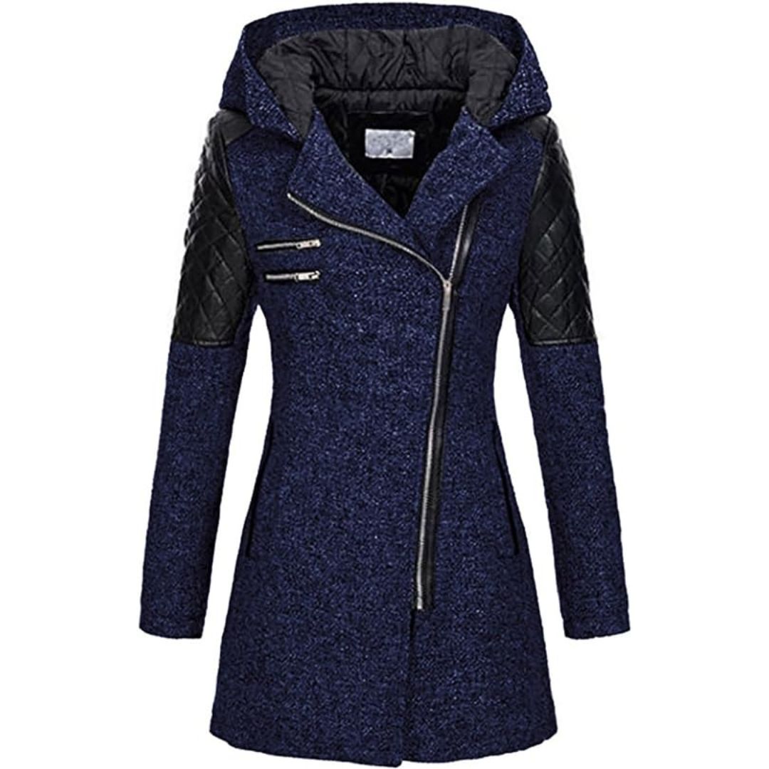 Damen Winterjacke Mit Kapuze Und Modernem Schnitt