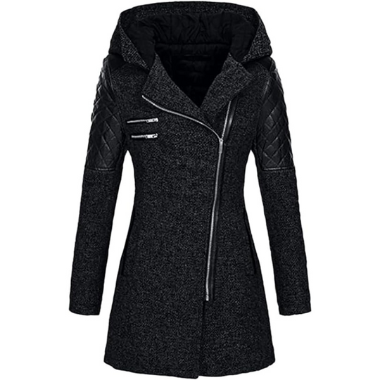 Damen Winterjacke Mit Kapuze Und Modernem Schnitt