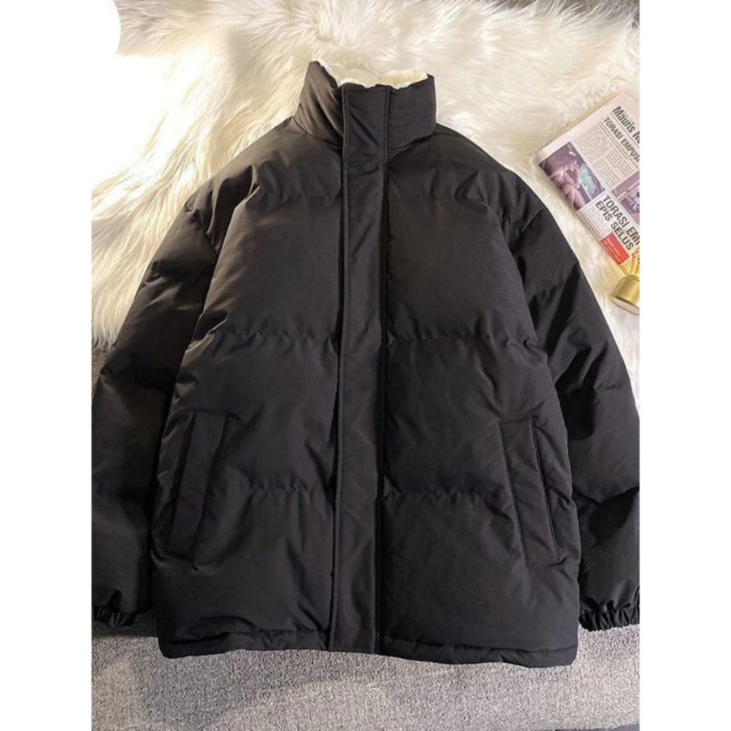 Herren Steppjacke Mit Stehkragen Und Warmem Innenfutter
