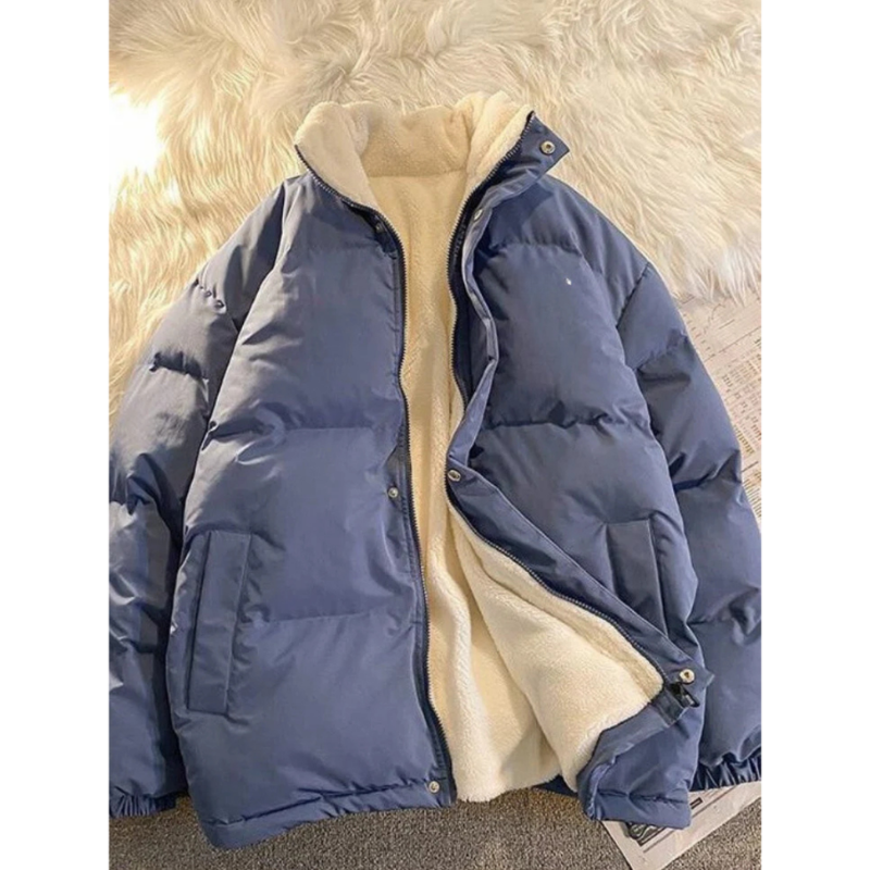 Herren Steppjacke Mit Stehkragen Und Warmem Innenfutter