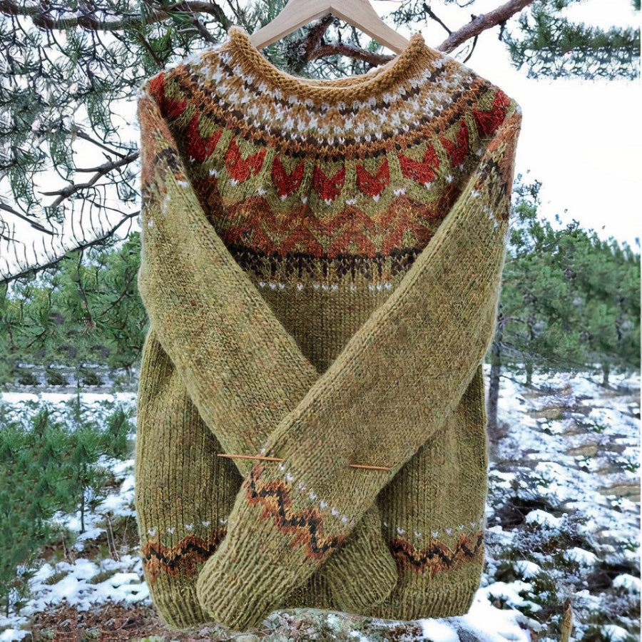 Herren Vintage Pullover Mit Modernem Design
