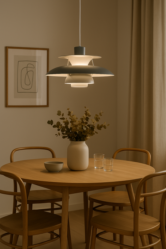 Runde LED-Deckenlampe – Dimmbar & modern für Wohn-, Ess- & Arbeitsbereiche