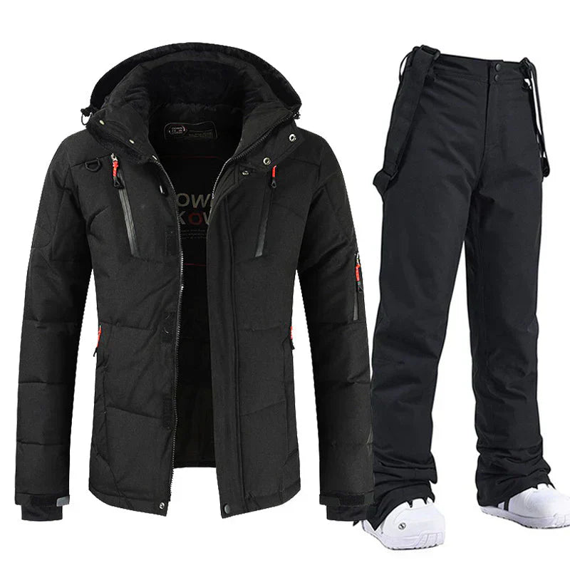 Herren Ski Set Mit Jacke Und Bundhose Wasser- Und Windabweisend