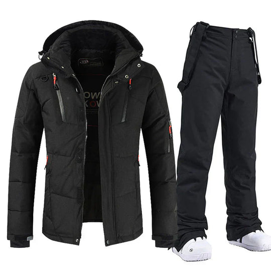 Herren Ski Set Mit Jacke Und Bundhose Wasser- Und Windabweisend