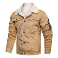 Herren Wildlederjacke Mit Sherpa Futter