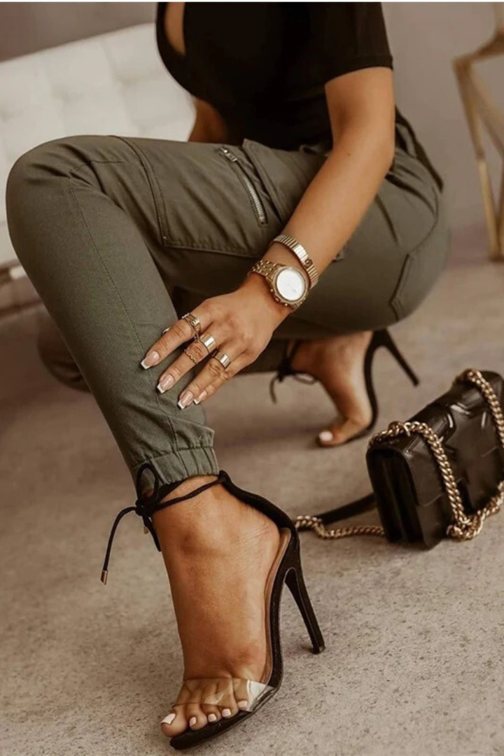 Damen Moderne Cargo Hose