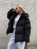 Damen Pufferjacke Mit Klassischem Design Für Winter