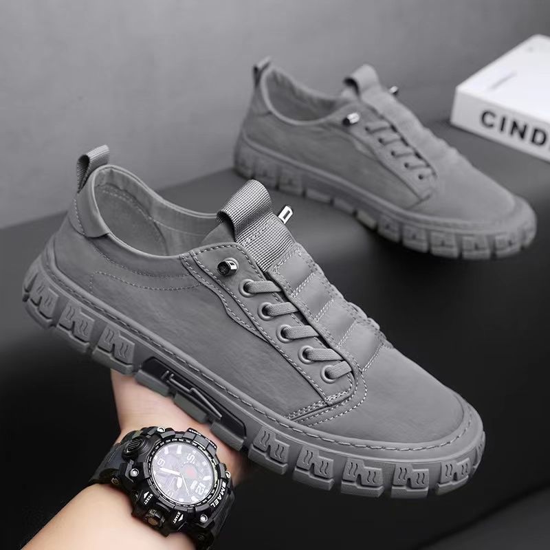 Herren Canvas Sneaker aus Canvas mit detailreicher Schnürung