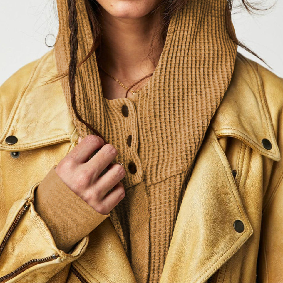 Damen Kapuzenjacke Mit Strukturmuster