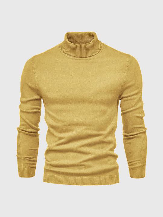Rollkragenpullover mit zeitlosem Design für Herren