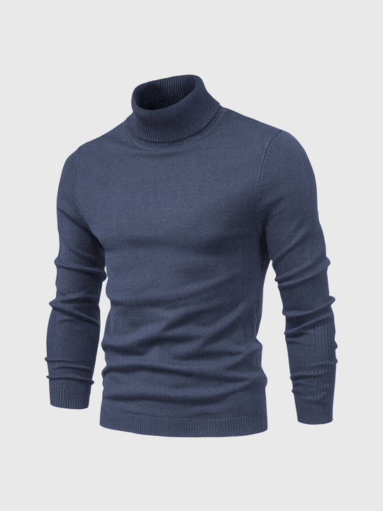 Rollkragenpullover mit zeitlosem Design für Herren