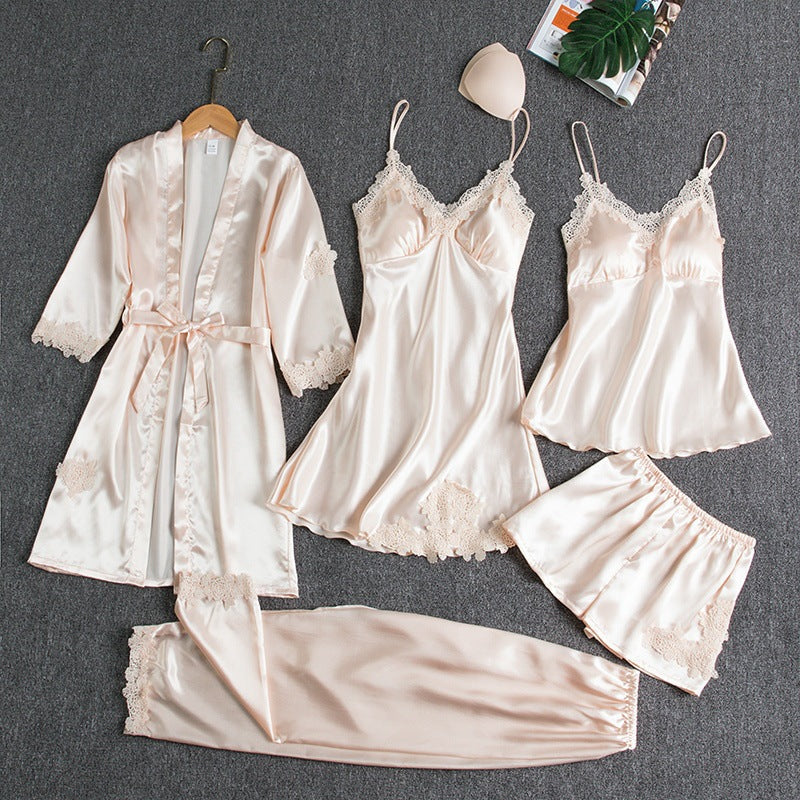 Luxuriöses Sexy Damen-Pyjama-Set